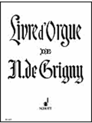 Book cover for Organ Book of Nicolas de Grigney