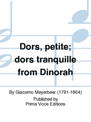 Dors, petite; dors tranquille from Dinorah