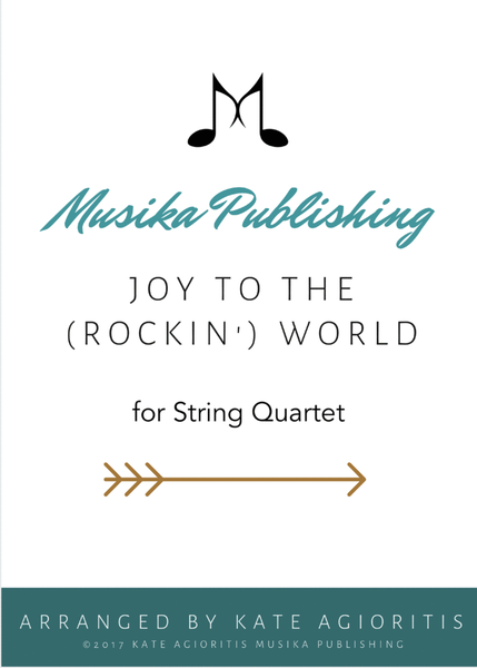 Joy to the World - Rock Carol for String Quartet image number null