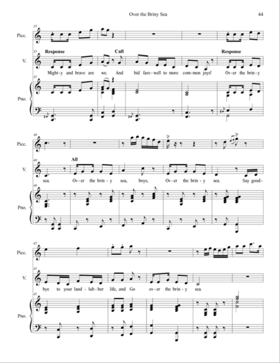 Over the Briny Sea Over the Briny Sea SA scores gallery preview page 4