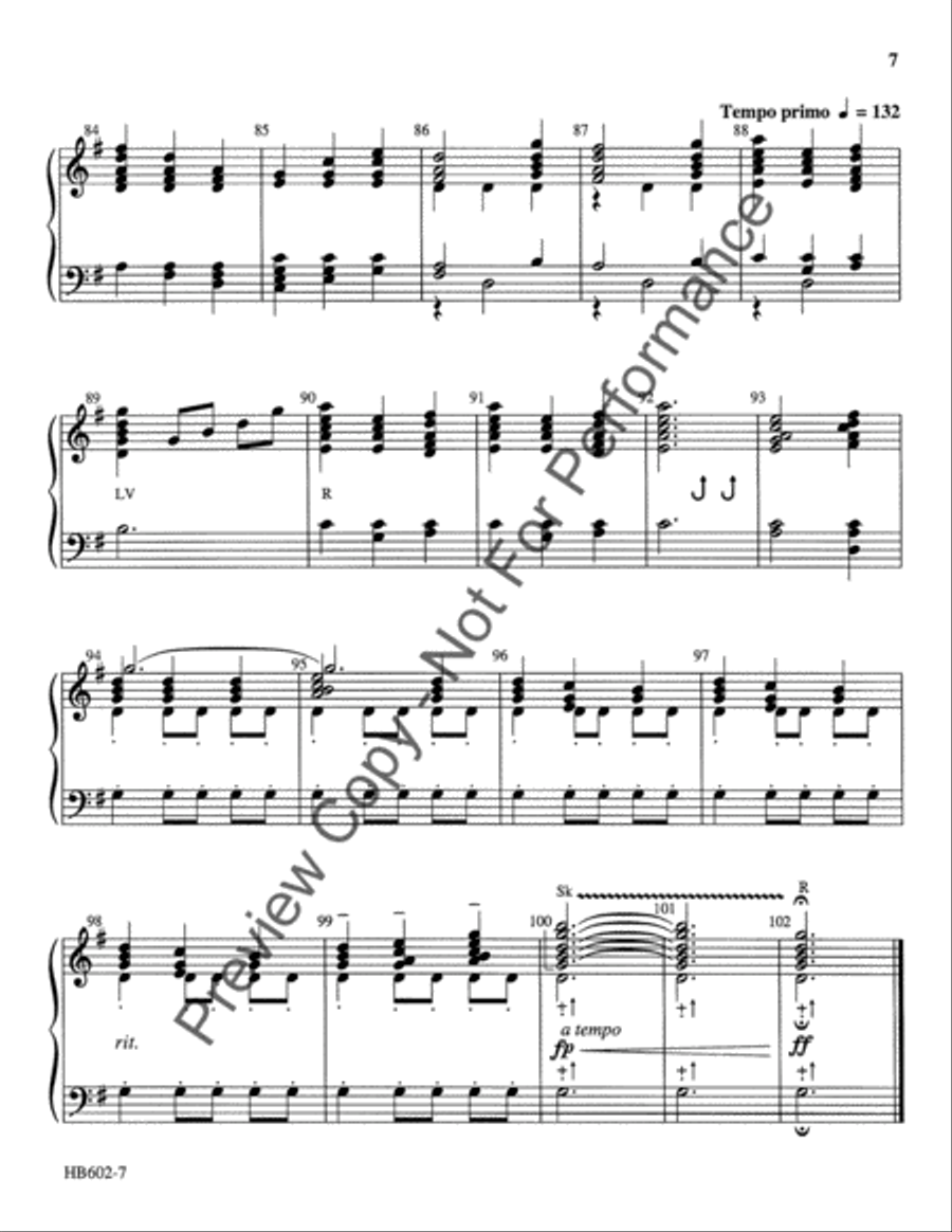 The Strife Is O'er - Hurlbutt 3-Octaves scores gallery preview page 8