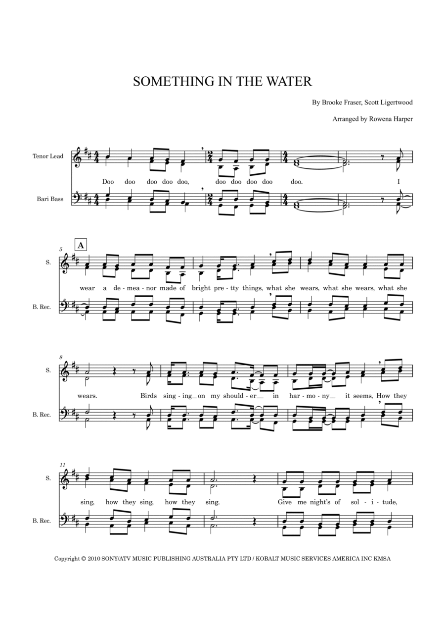 Something In The Water SSAA scores gallery preview page 1