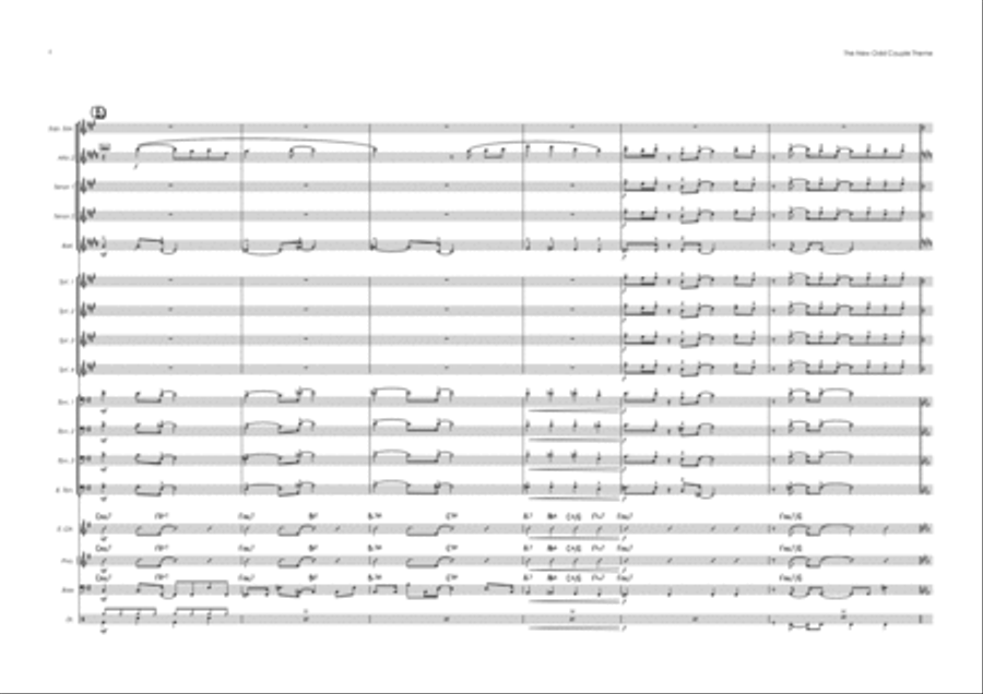 The Odd Couple Jazz Ensemble scores gallery preview page 2