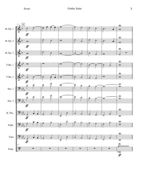 Introduction (Mvt I) from Gothic Suite (Suite Gothique) image number null