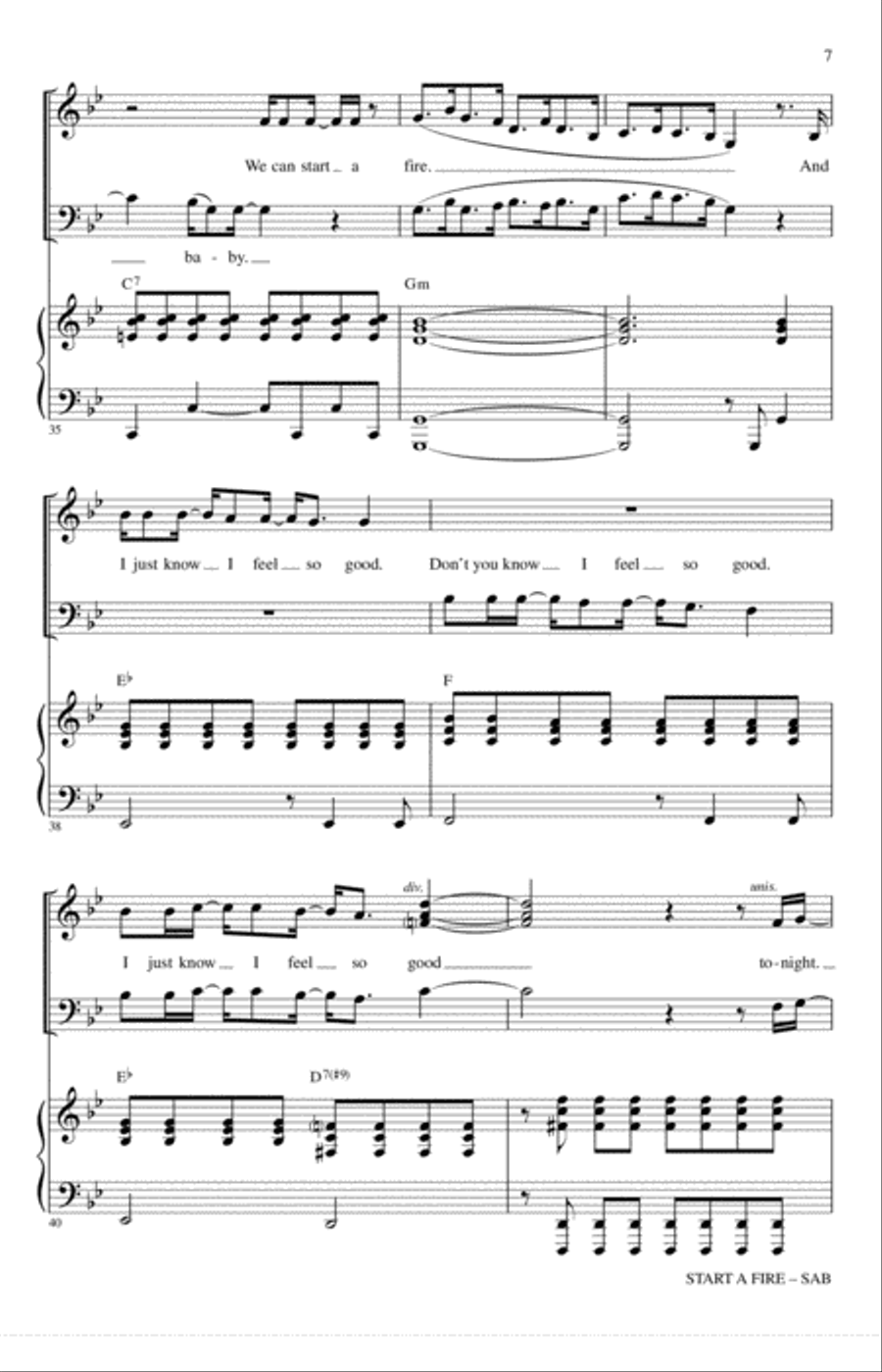 Start A Fire Start A Fire 3-Part scores gallery preview page 6