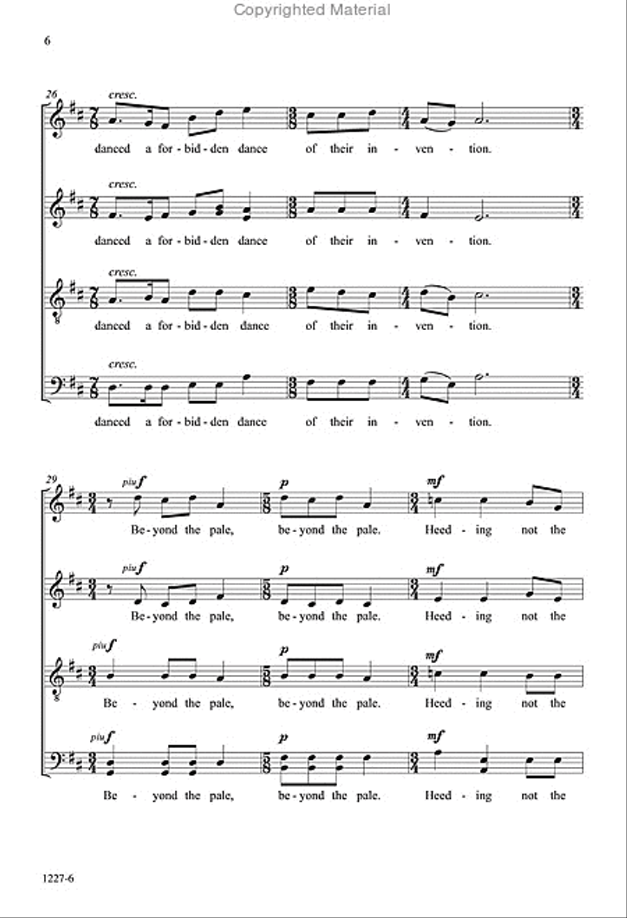 Celestial Dance - SATB divisi Octavo Divisi scores gallery preview page 5