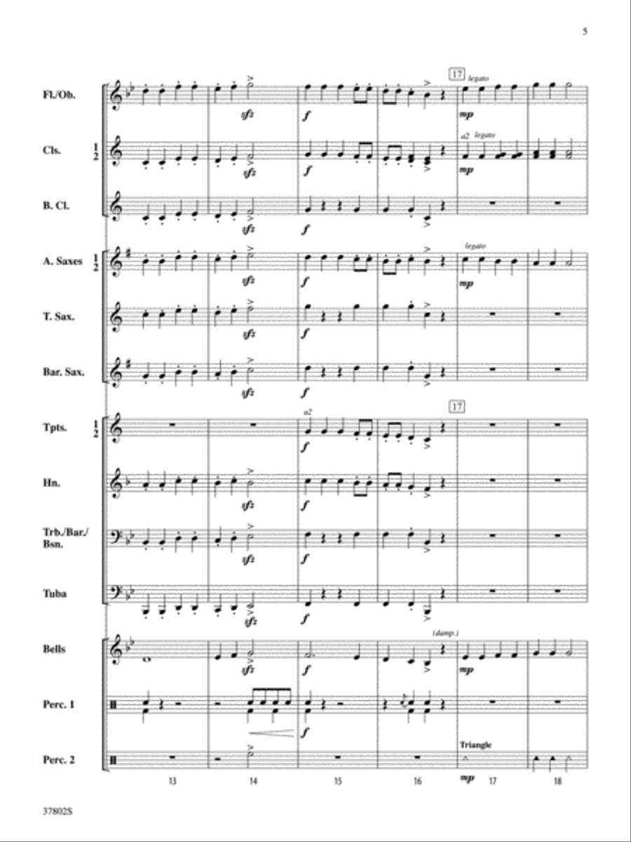 Huckleberry Hedgehog: Score Concert Band scores gallery preview page 5