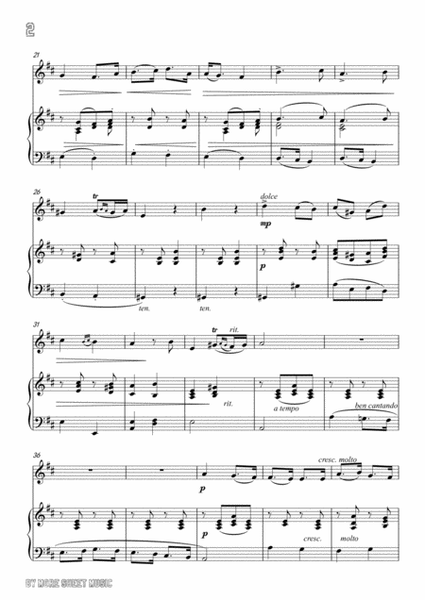 Lotti-Pur dicesti,o bocca bella, for Violin and Piano image number null
