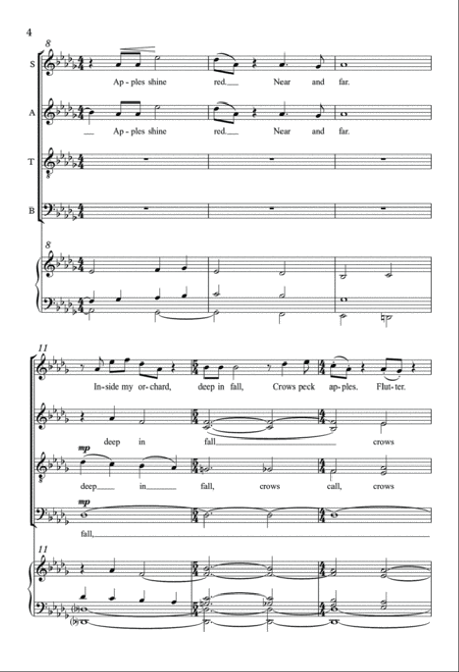 My Apple Orchard My Apple Orchard 4-Part scores gallery preview page 3