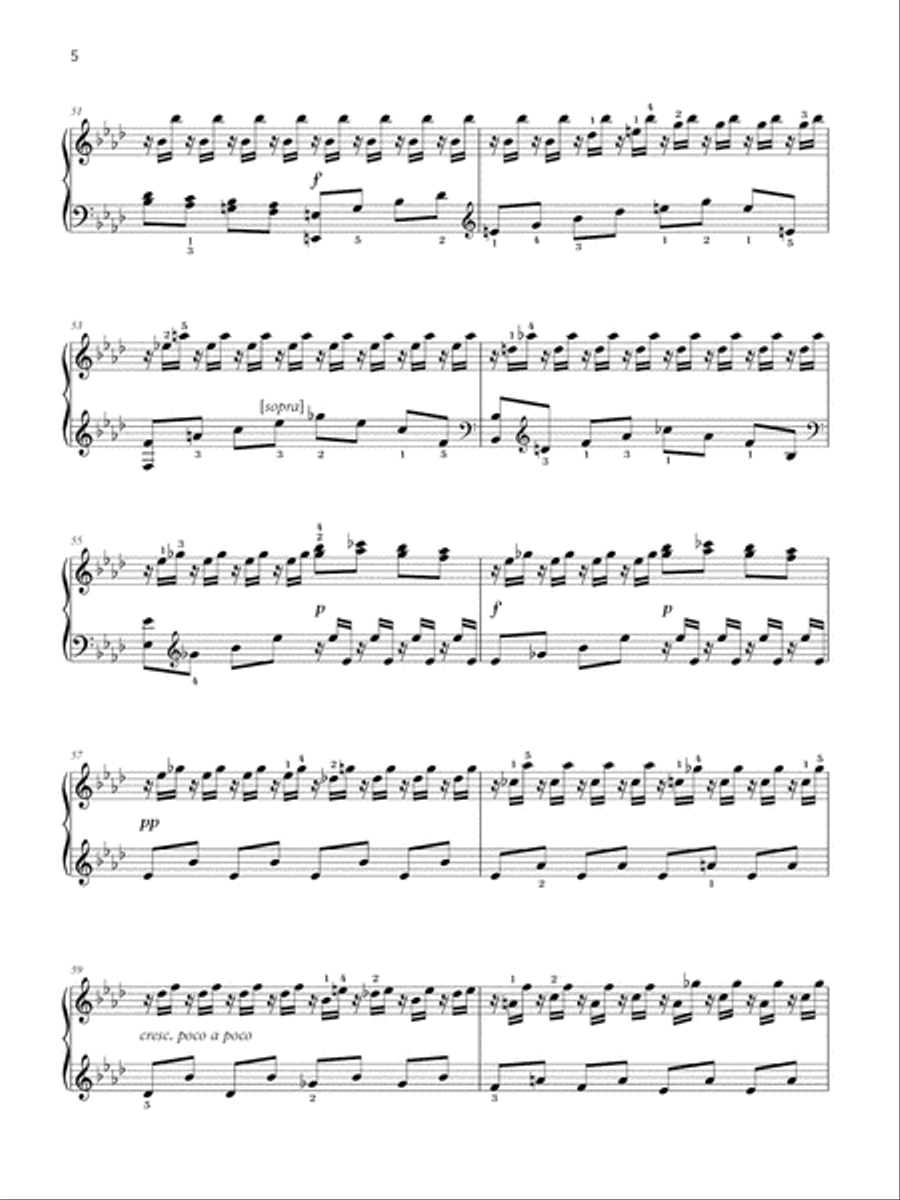 Allegro moderato (Grade 8, list A2, from the ABRSM Piano Syllabus 2021 & 2022) Piano Method scores gallery preview page 5