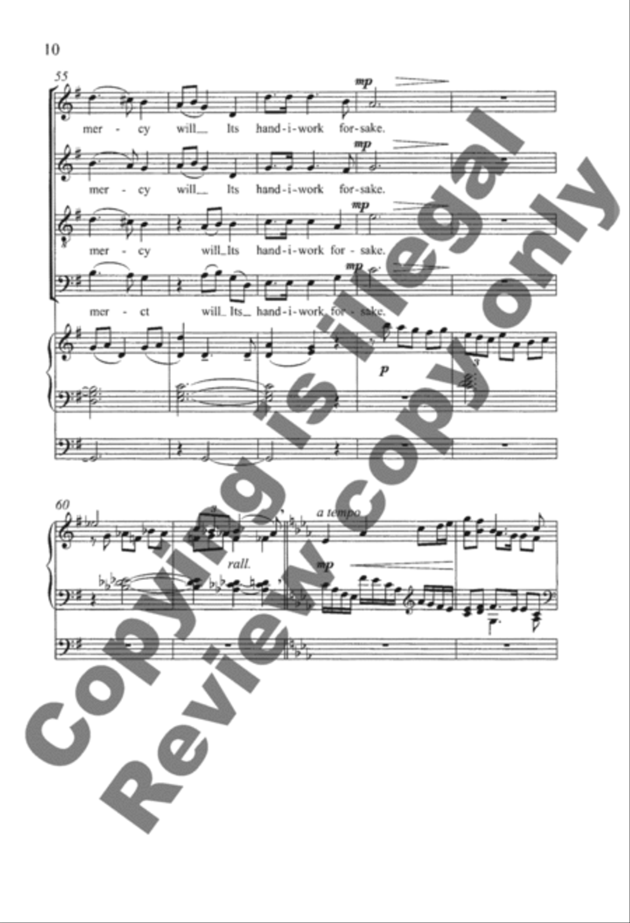Thee Will I Praise Thee Will I Praise 4-Part scores gallery preview page 23