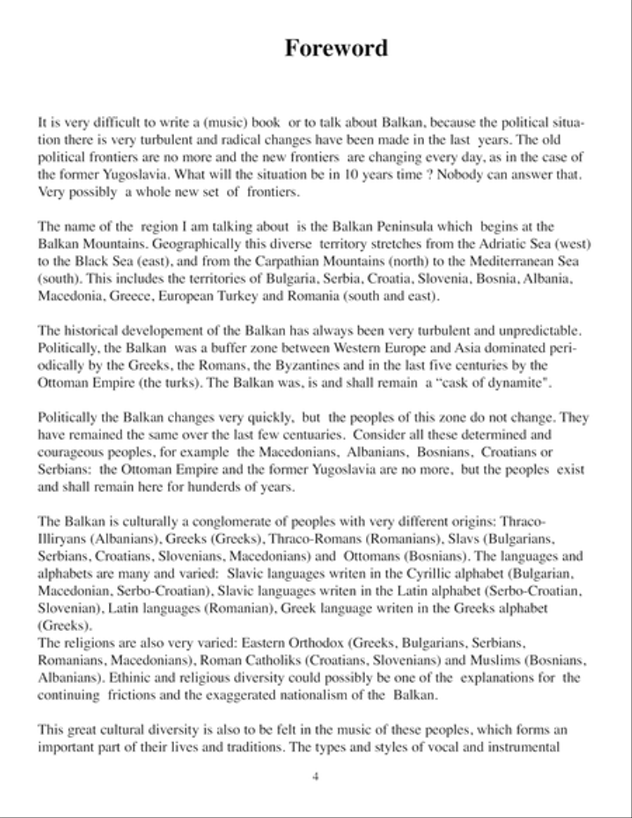 Clarinet Solos on Balkan Folk Songs and Dances Clarinet Solo scores gallery preview page 5