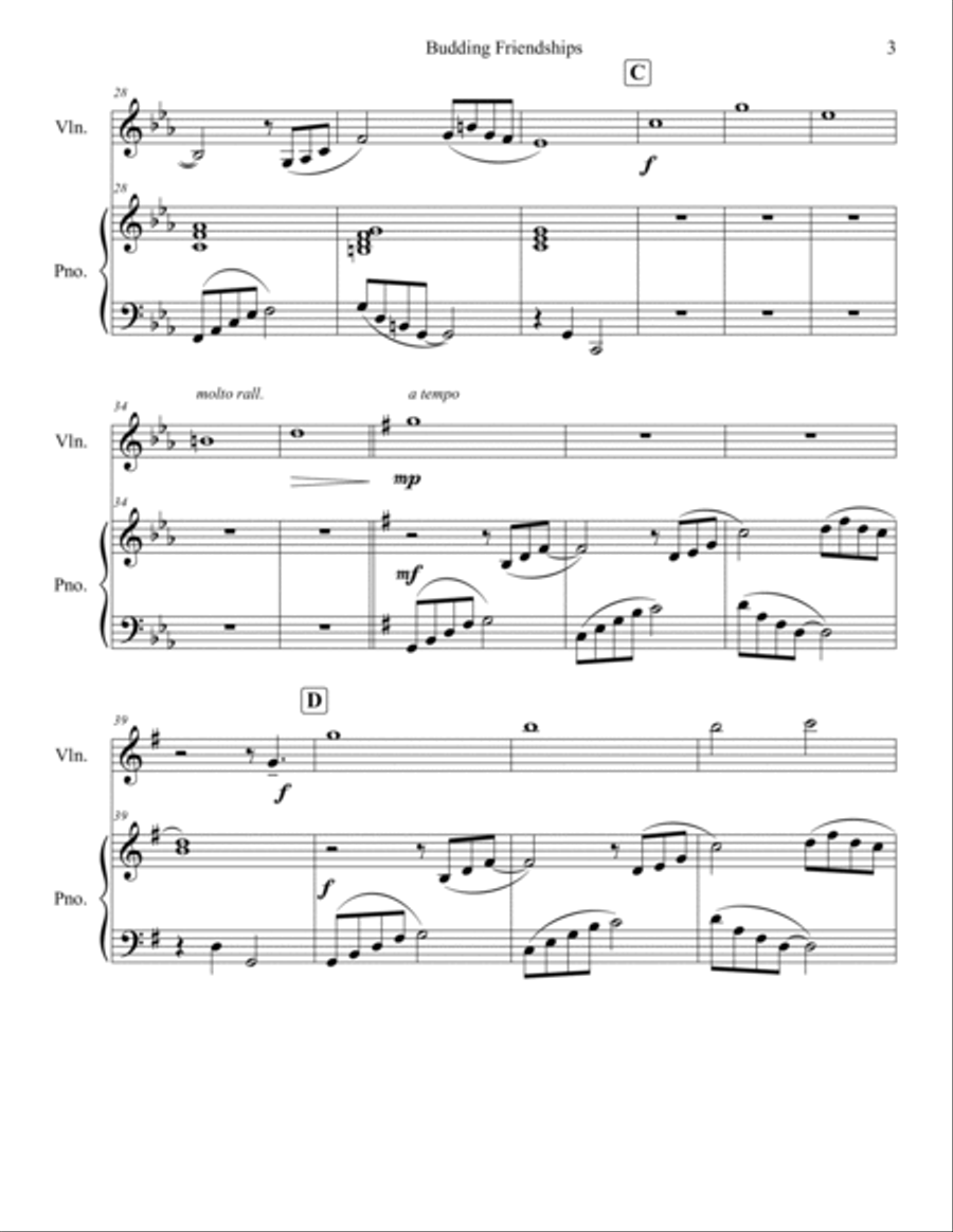 Budding Friendships Chamber Music scores gallery preview page 3