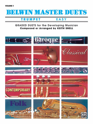 Book cover for Belwin Master Duets (Trumpet), Volume 1