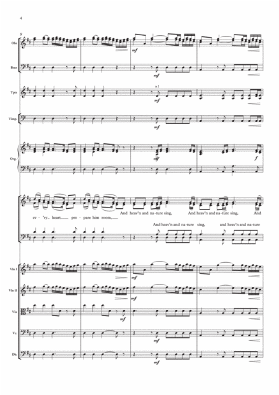 Joy to the world! 4-Part scores gallery preview page 4