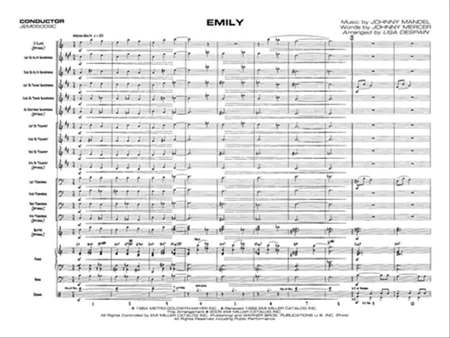 Emily Jazz Ensemble scores gallery preview page 4