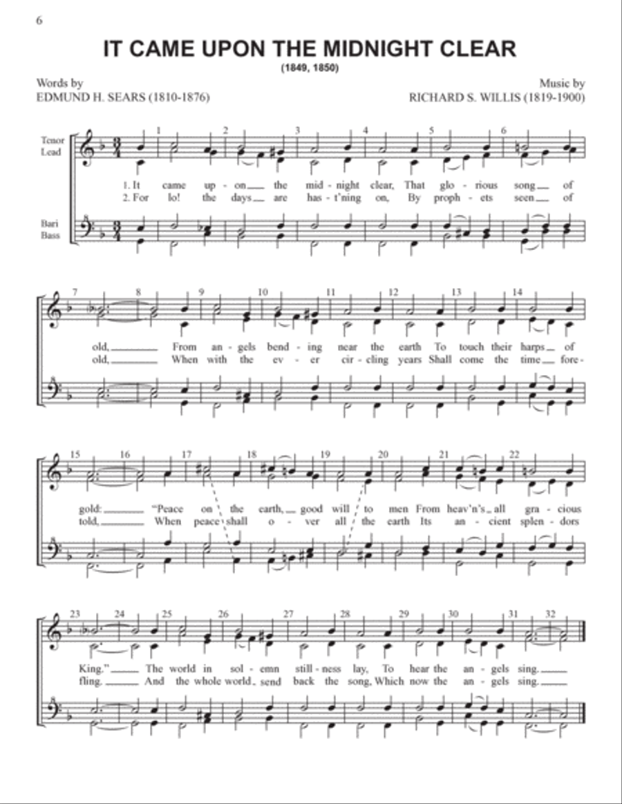 Yuletide Favorites (Volume I) SSAA scores gallery preview page 6