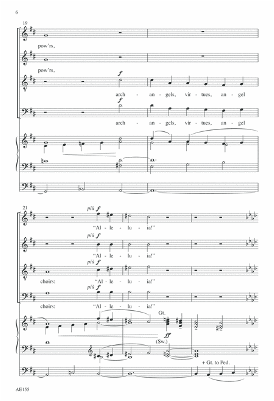 Ye Watchers and Ye Holy Ones 4-Part scores gallery preview page 5