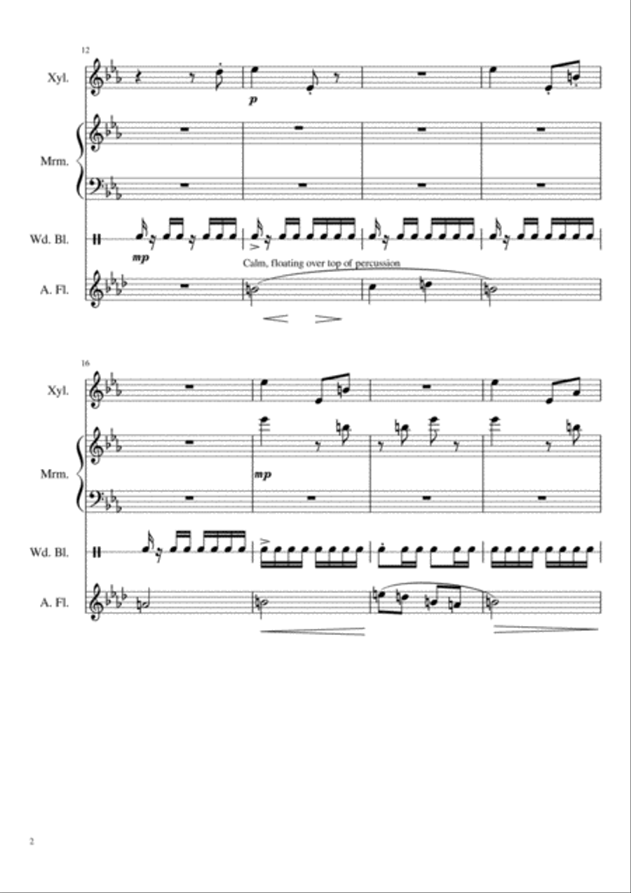 ANANGULA - an Australian Piece Percussion Ensemble scores gallery preview page 2
