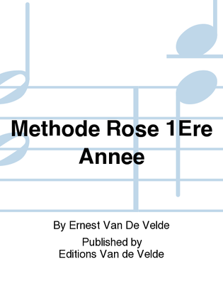 Book cover for Methode Rose 1Ere Annee