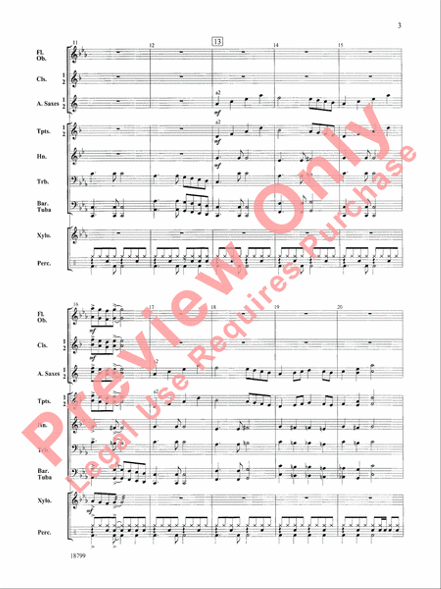 Dr. ROCKenstein Dr. ROCKenstein Concert Band scores gallery preview page 4