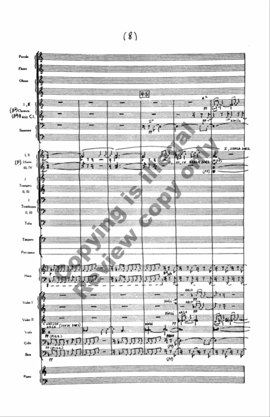 Tenso Tenso Full Orchestra scores gallery preview page 7