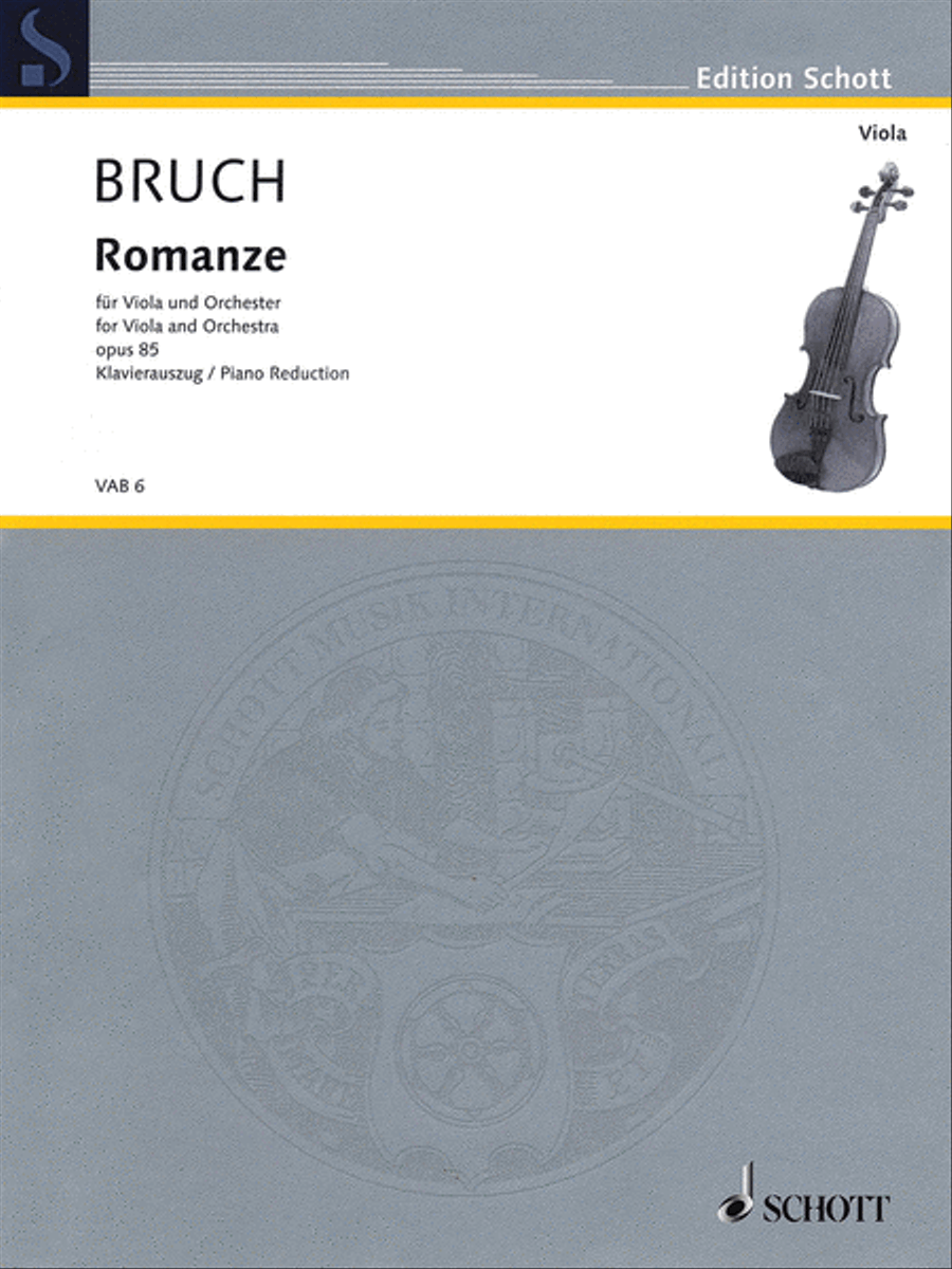 Romance in F Major, Op. 85 Piano Accompaniment scores gallery preview page 1
