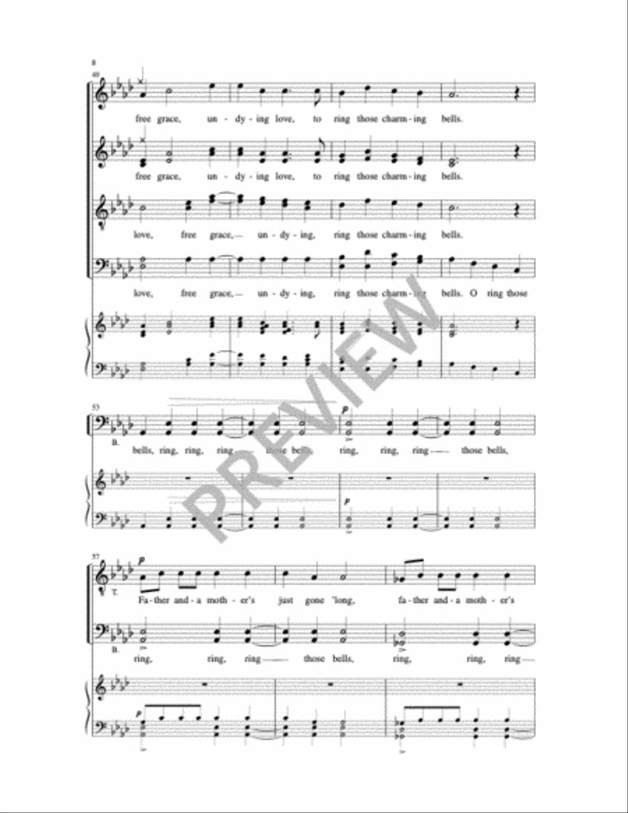 Mary And-A Martha SSAATTBB scores gallery preview page 4