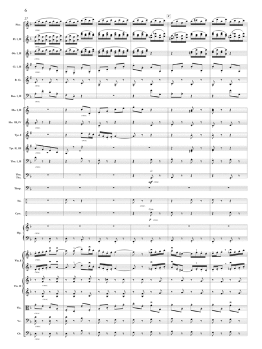 Samson Et Dalila, Op. 47: Danse Bacchanale Orchestra scores gallery preview page 7