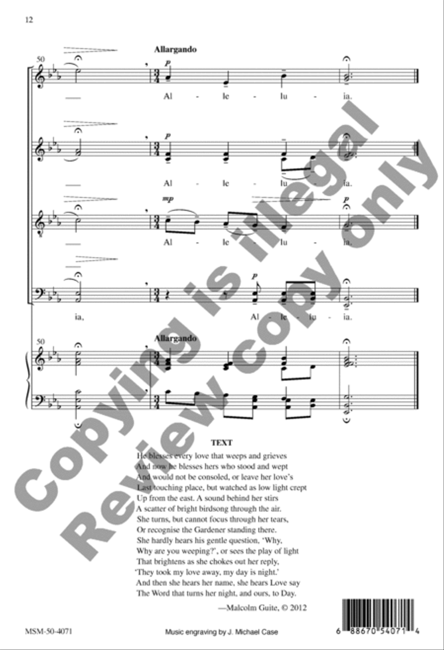 Easter Dawn Divisi scores gallery preview page 12