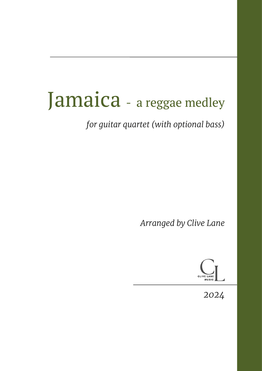 Medley: Liquidator with Rudy A Message To You and Small Axe Guitar Ensemble scores gallery preview page 1