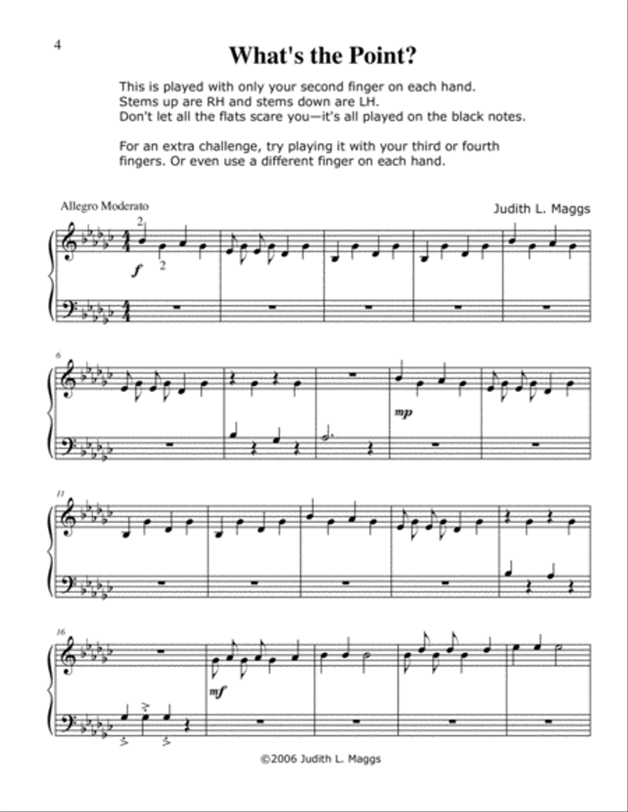 Outside the Box - 9 Silly Piano Solos to Make You Think! Piano Method scores gallery preview page 4