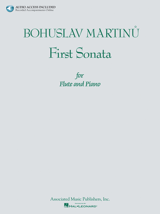 Book cover for Bohuslav Martinu – First Sonata for Flute and Piano