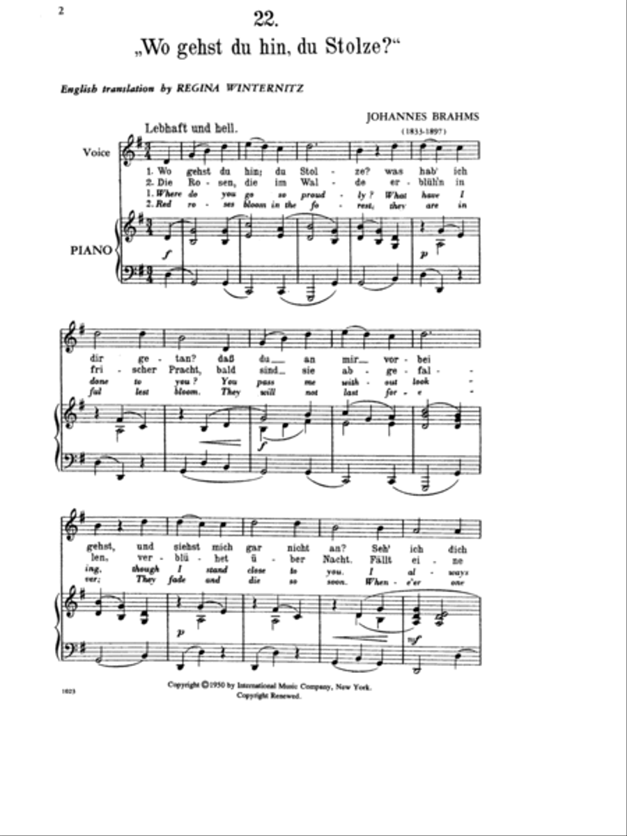 42 Folk Songs (G. & E.): Volume II High High Voice scores gallery preview page 2