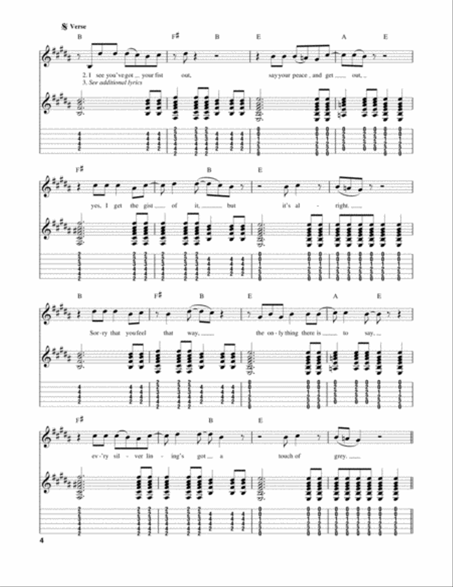 Touch Of Grey Electric Guitar scores gallery preview page 4