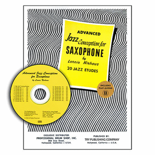 Book cover for Jazz Conception Advanced Book/CD Alto Only