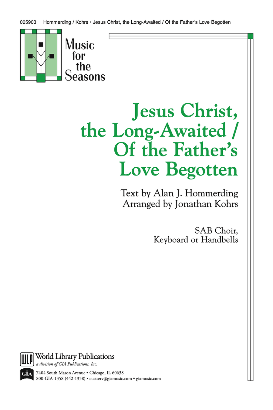 Christmas Gospel Acclamations on Gesù Bambino 4-Part scores gallery preview page 1