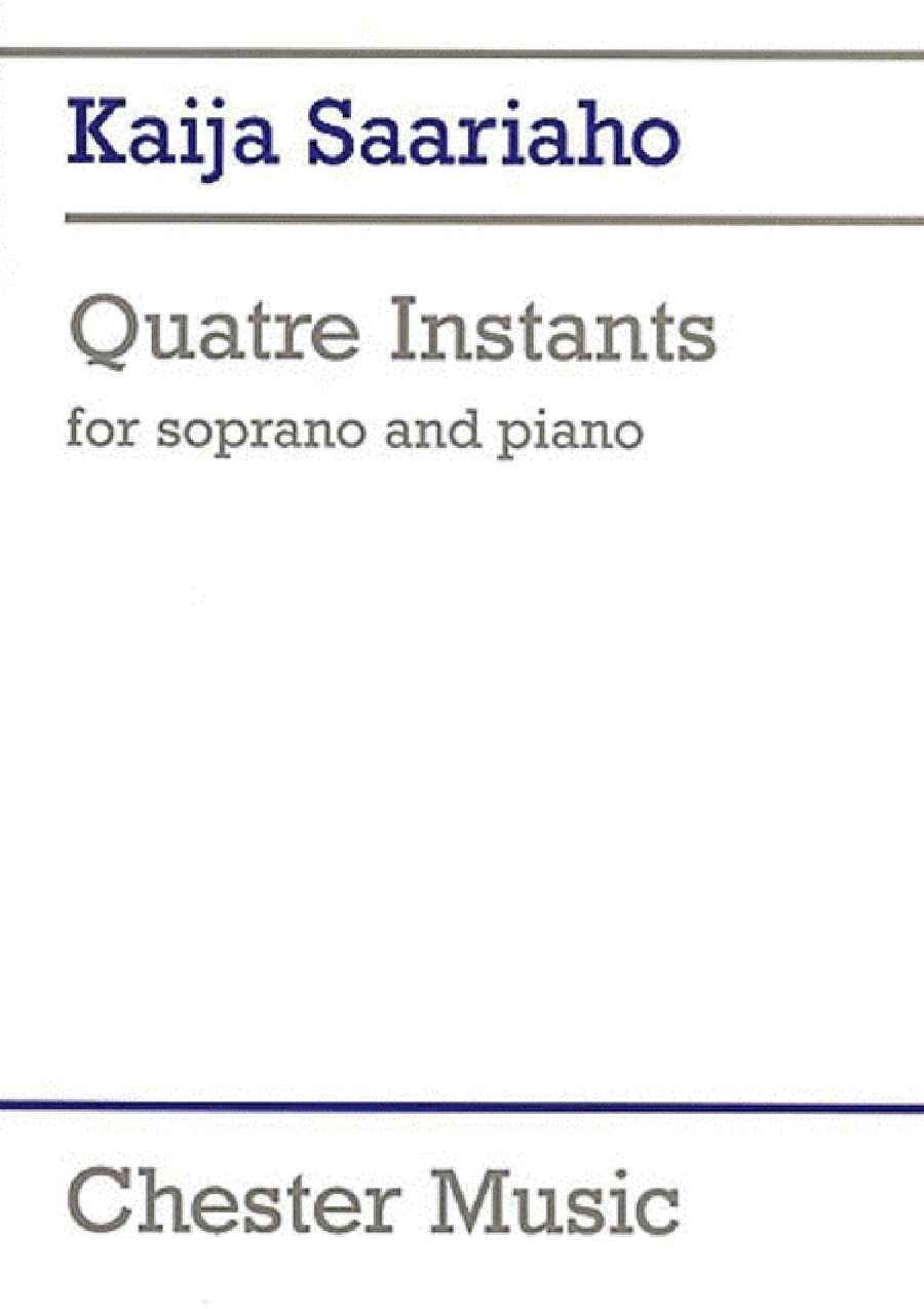 4 Instants 4 Instants Piano Accompaniment scores gallery preview page 1