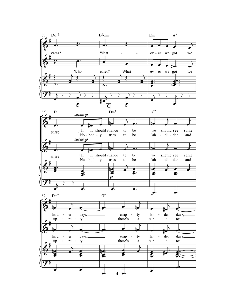 Consider Yourself (from Oliver!) (arr. Rick Hein) 2-Part scores gallery preview page 4