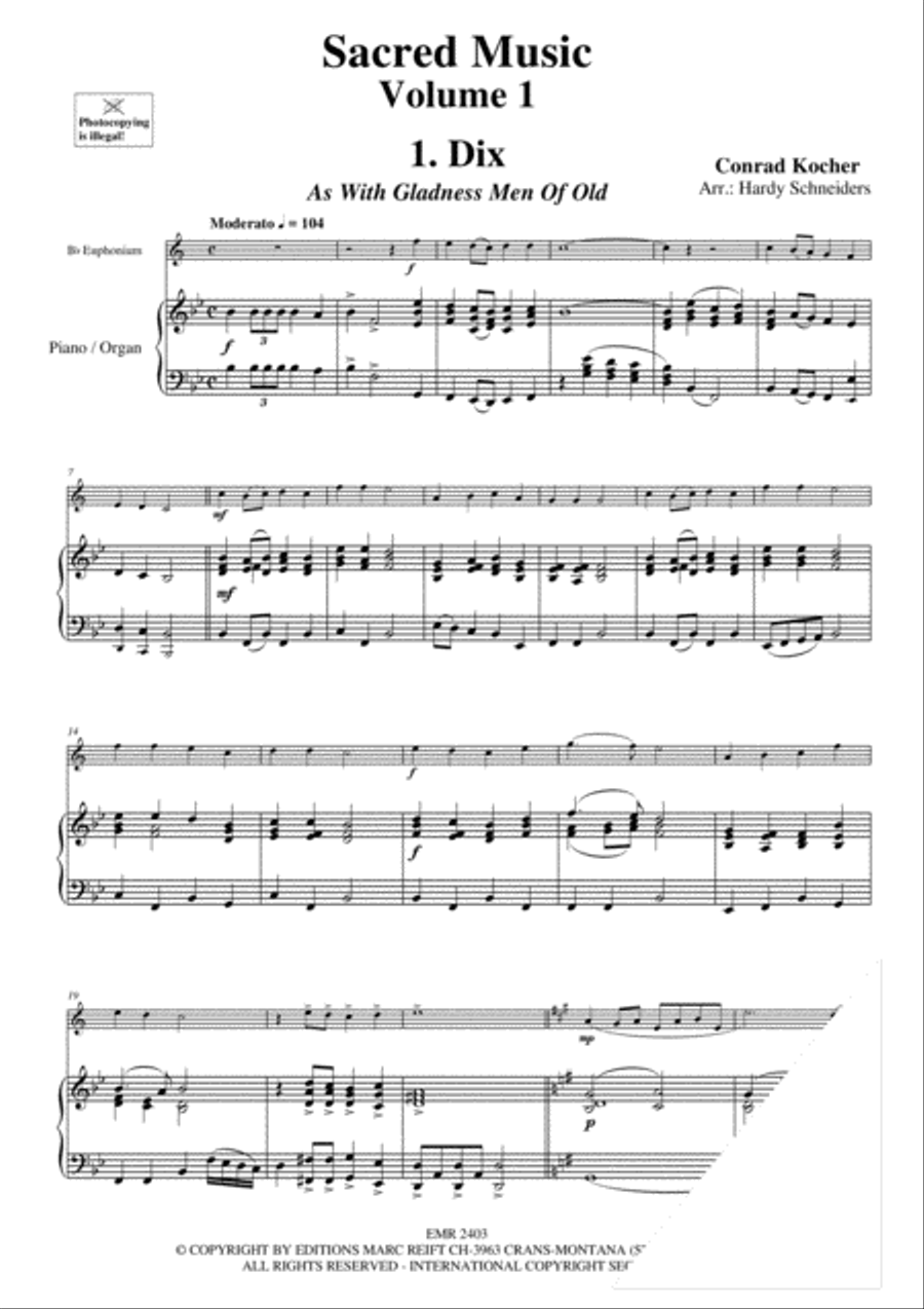 Sacred Music Volume 1 Sacred Music Volume 1 Euphonium scores gallery preview page 3