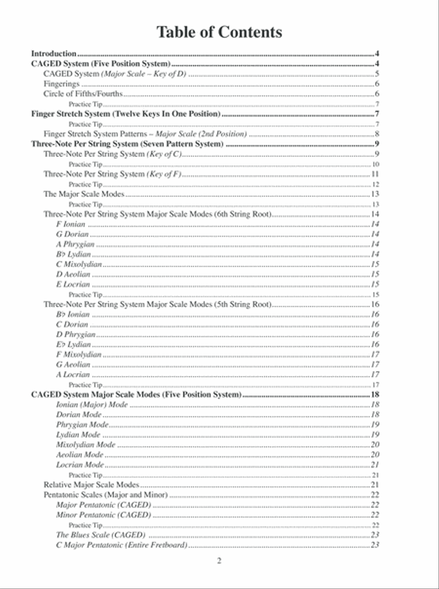 Fingerboard Mastery, Book One (USC) Guitar scores gallery preview page 3