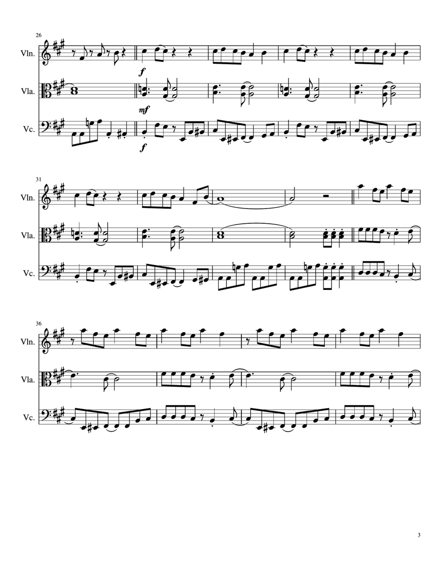 September String Trio scores gallery preview page 3
