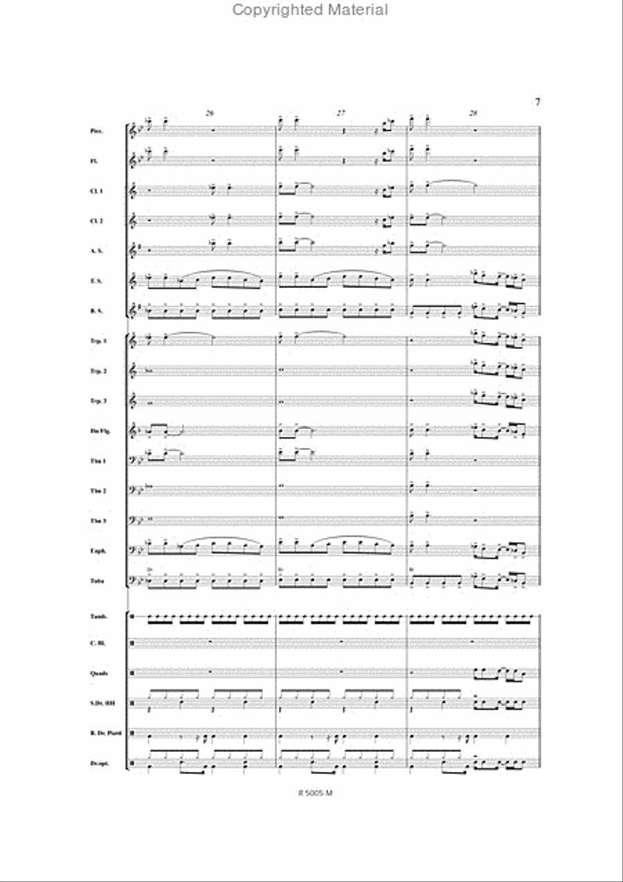 Think Think Marching Band scores gallery preview page 8