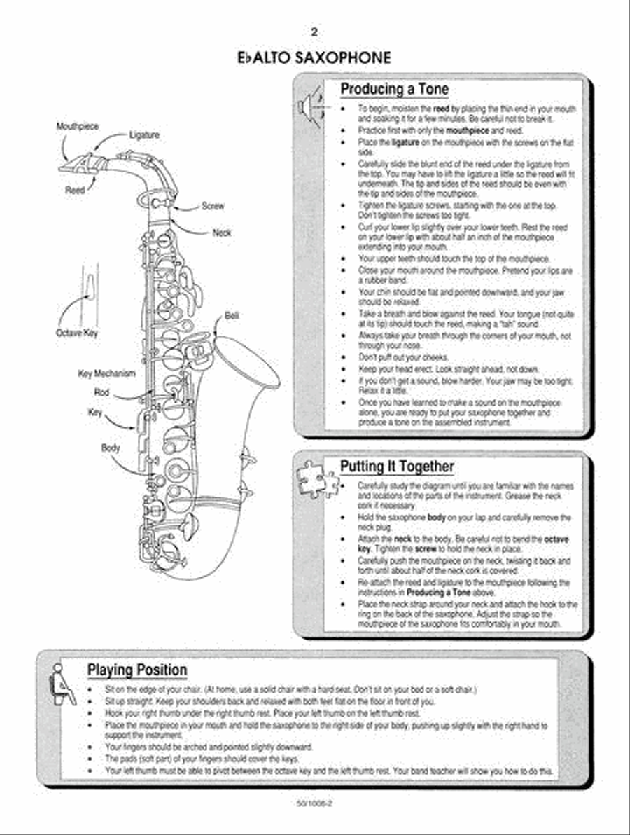 Now Go Home And Practice Book 1 Alto Sax Alto Saxophone scores gallery preview page 2