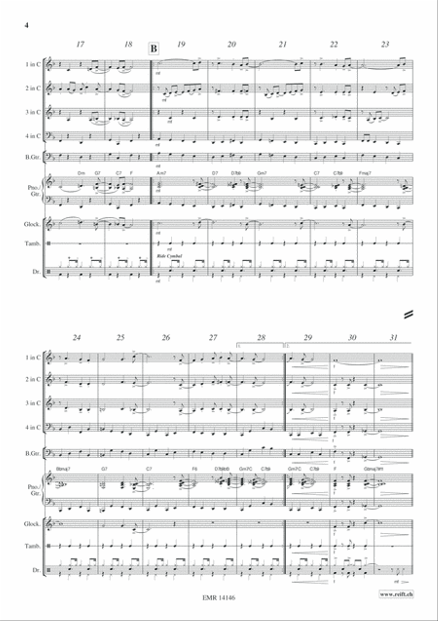 Christmas Glory Christmas Glory Woodwind Quartet scores gallery preview page 5