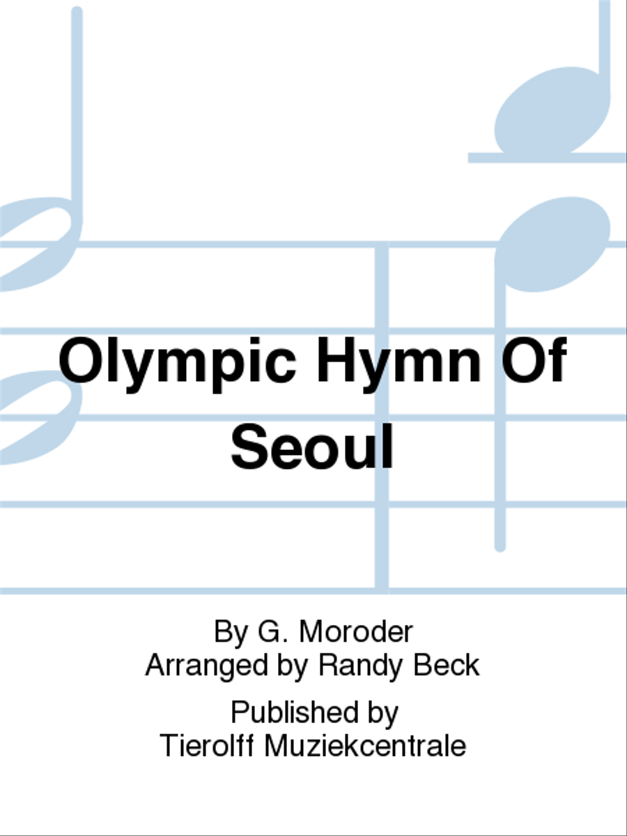 Hand in Hand - Olympic Hymn Of Seoul Concert Band scores gallery preview page 1