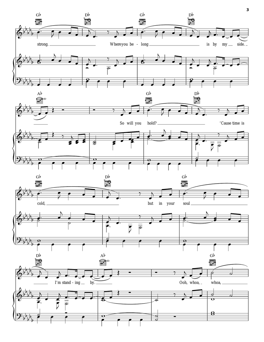 Standing By A Cappella scores gallery preview page 3