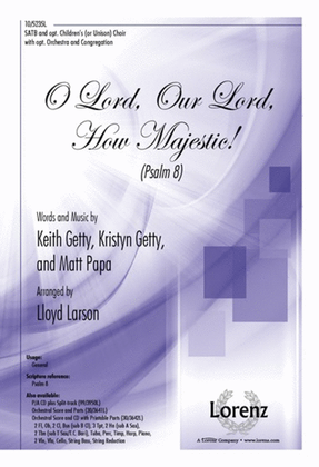 Book cover for O Lord, Our Lord, How Majestic!