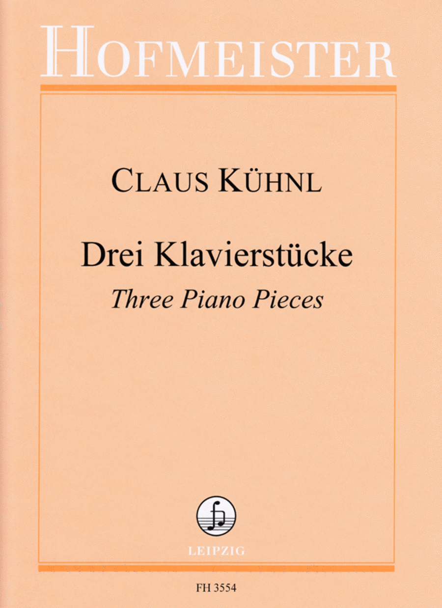 3 Klavierstücke 3 Klavierstücke Piano Solo scores gallery preview page 1