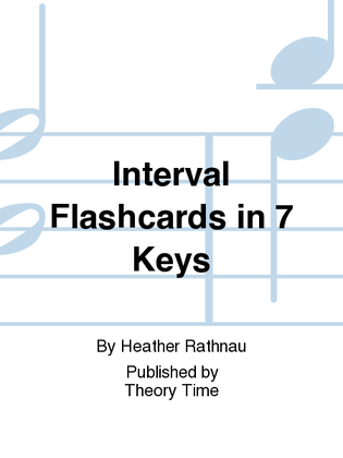 Book cover for Interval Flashcards in 7 Keys